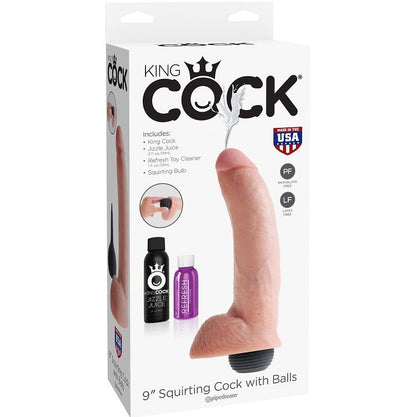 Dildo Realistico Eyaculador King Cock