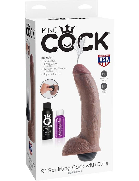 Dildo Realistico Eyaculador King Cock