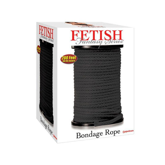 Series Bondage Cuerda Seda Negro 60.96 Metros