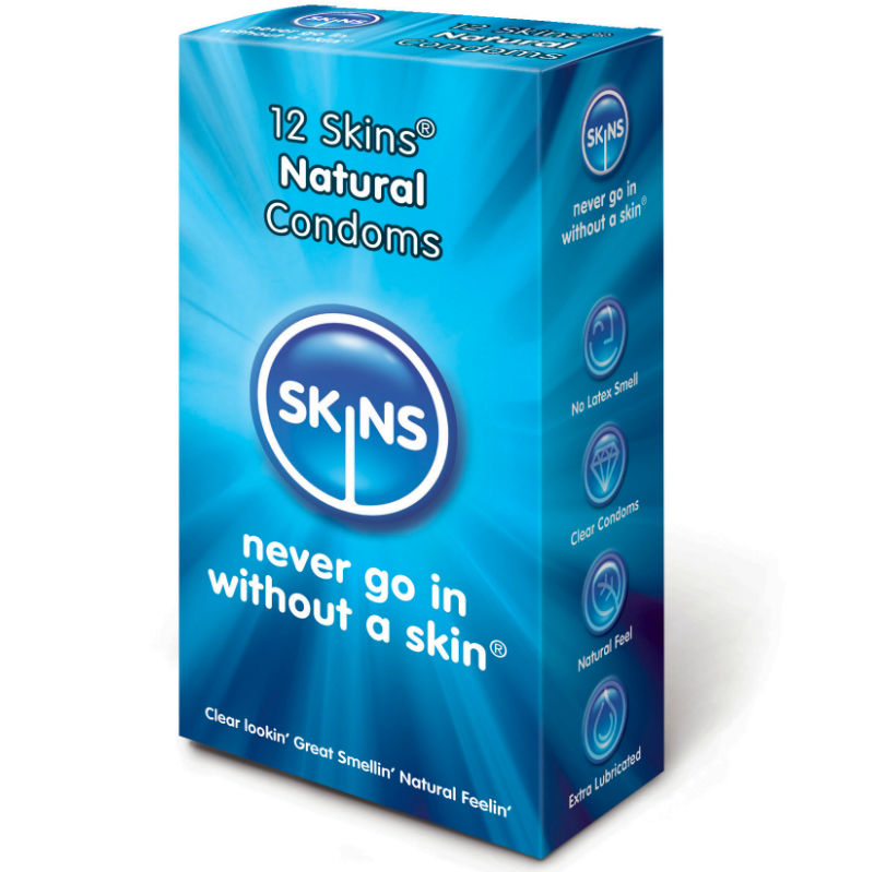 Preservativos Skins Natural Pack 12 Uds