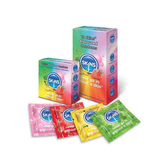 Preservativos Skins Sabores Varios 12 Uds