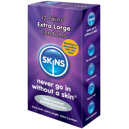 Preservativos Skins XXL 12 Uds