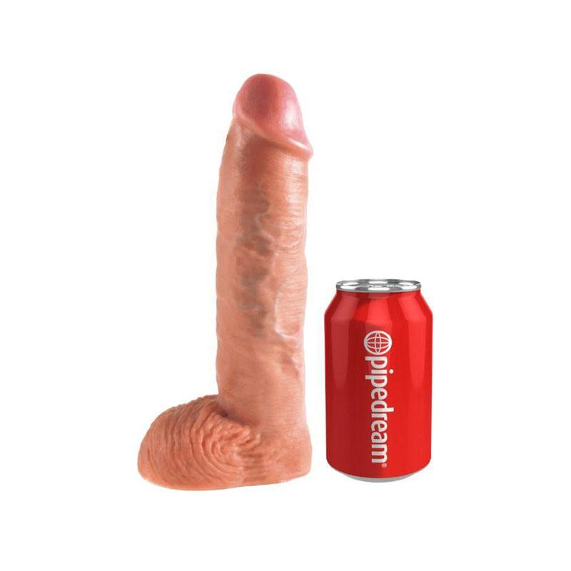 Strap-On Con Dildo Hueco 25.5 Cm Y Tirantes Color Carne