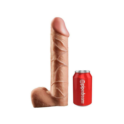 Strap-On Con Dildo Hueco 30.5 Cm Y Tirantes Color Carne