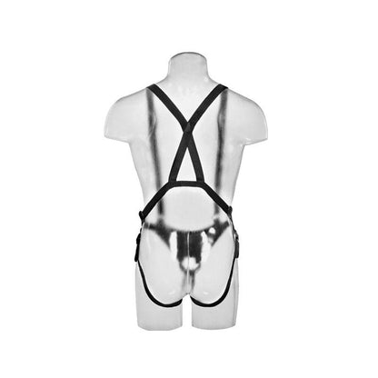 Strap-On Con Dildo Hueco 30.5 Cm Y Tirantes Color Carne