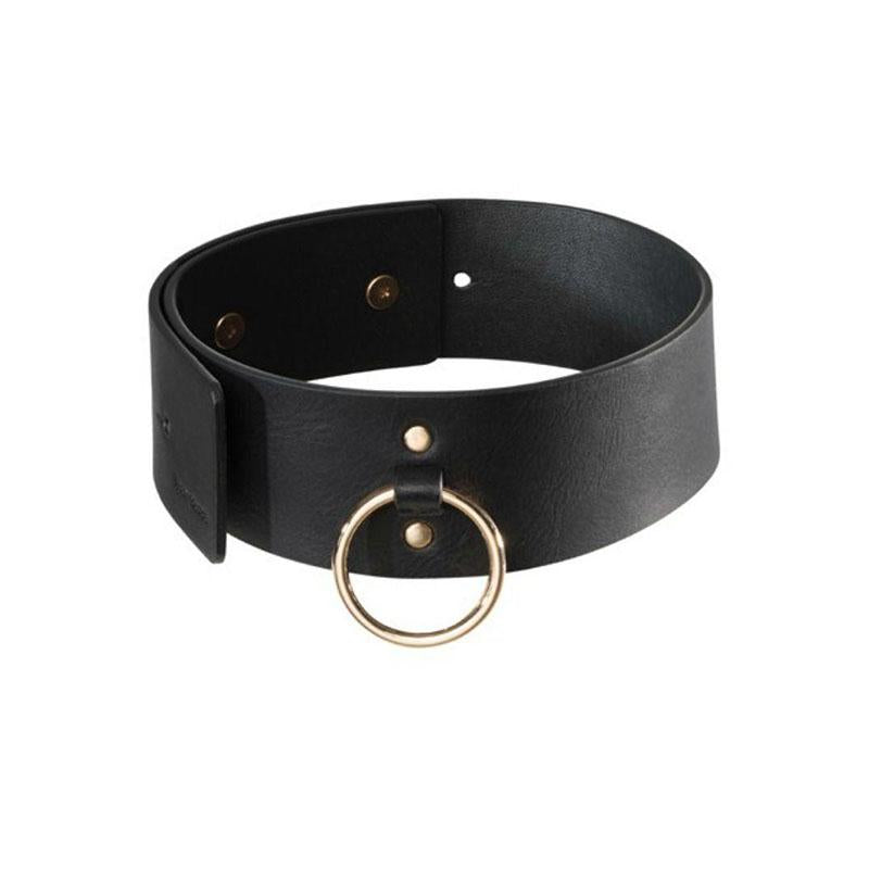 Collar Con Correa Negro