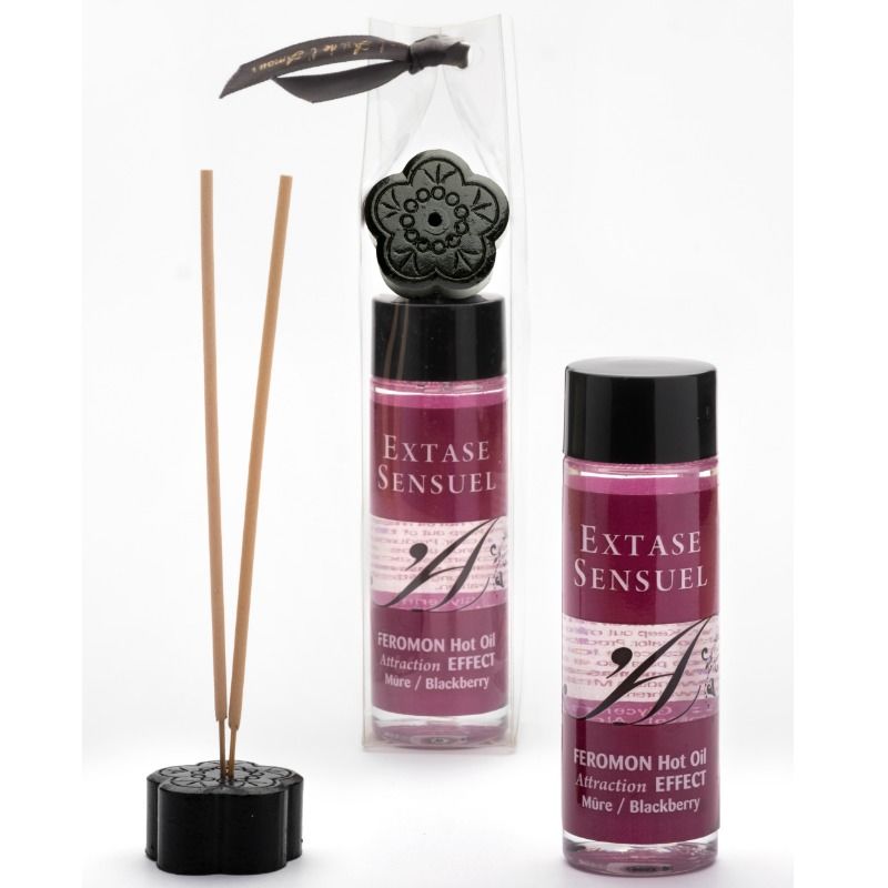 Aceite Masaje Efecto Calor Con Feromonas Mora 100 ML