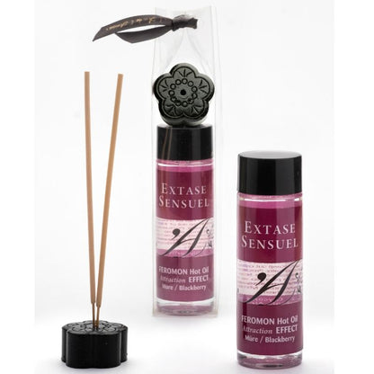 Aceite Masaje Efecto Calor Con Feromonas Mora 100 ML