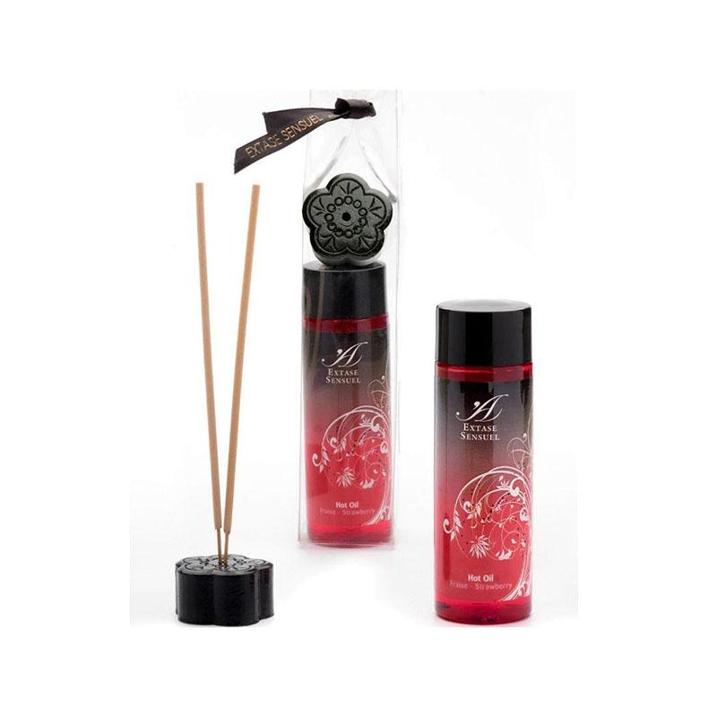 Aceite Estimulante Calor Fresa 100 ML