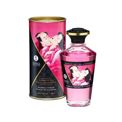 Aceite Masaje Efecto Calor Sabor Intenso Frambuesa 100 ML