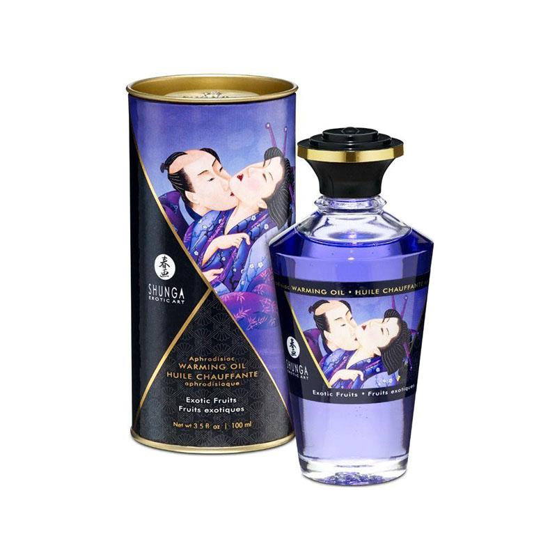 Aceite Masaje Efecto Calor Sabor Frutas Exoticas 100 ML