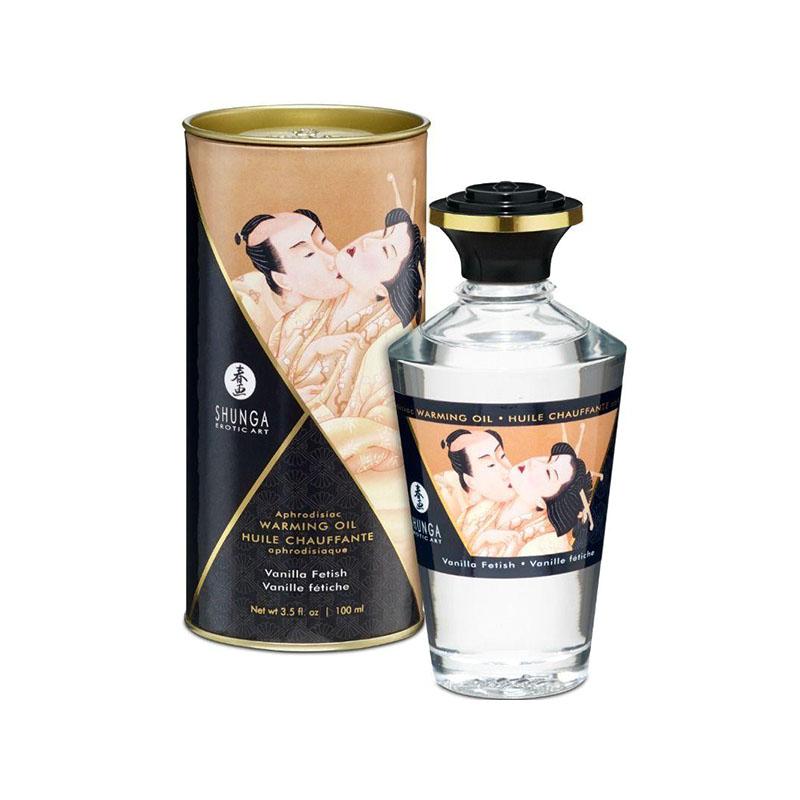 Aceite Masaje Efecto Calor Sabor Vainilla 100 ML