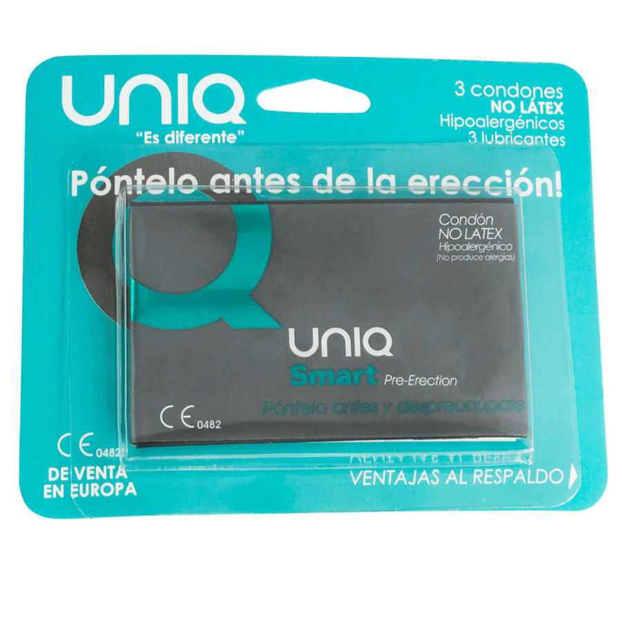 Preservativos Uniq Smart Sin Latex 3 Uds