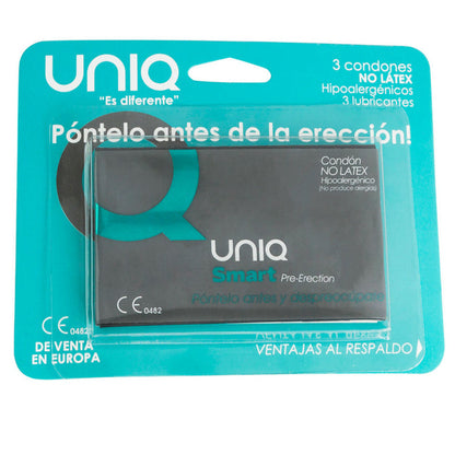 Preservativos Uniq Smart Sin Latex 3 Uds