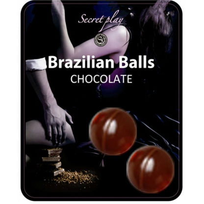 Lubricante Brazilian Balls Chocolate 2 Uds