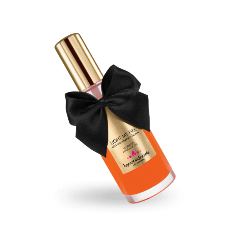 Aceite Masaje Efecto Calor Aroma Fresa