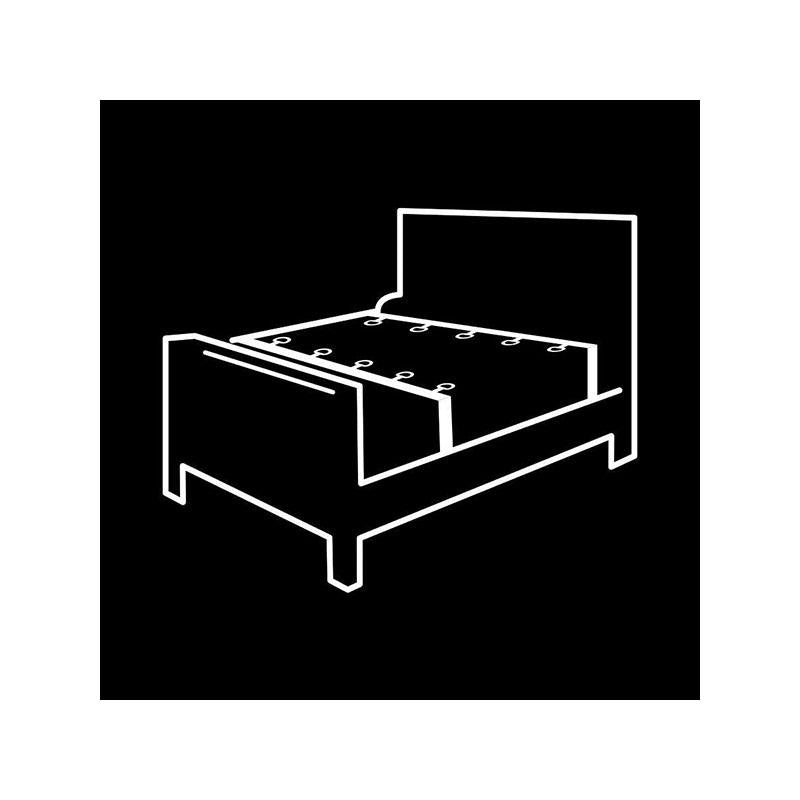 Set Ataduras Cama Luxury Con Forro De Neopreno