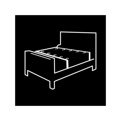 Set Ataduras Cama Luxury Con Forro De Neopreno