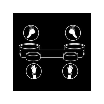 Barra Separadora Bondage Con Forro De Nopreno