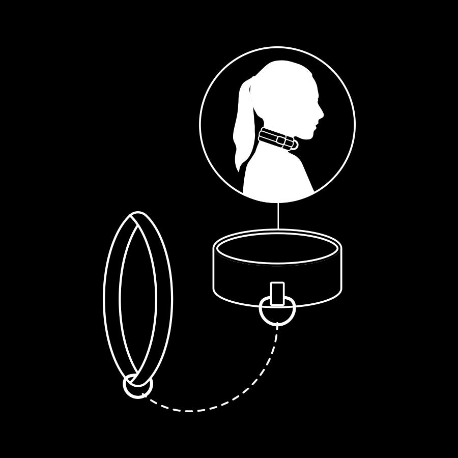Collar Con Cadena Con Forro De Nopreno