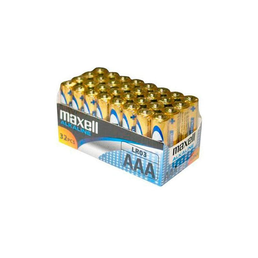 Pilas Alcalinas AAA LR03 - Pack 32 Uds