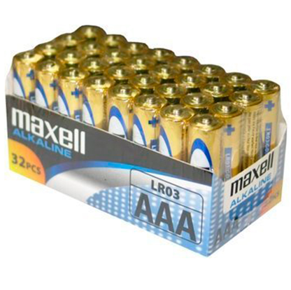 Pilas Alcalinas AAA LR03 - Pack 32 Uds
