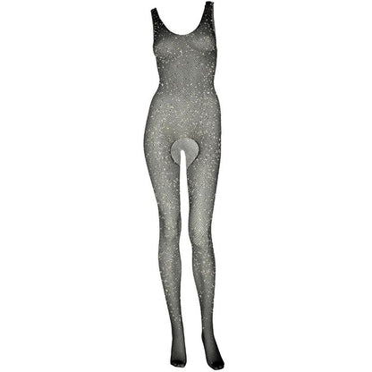 Bodystocking Con Abertura & Brillantes