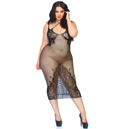 Bodystocking Encaje Con Tirantes
