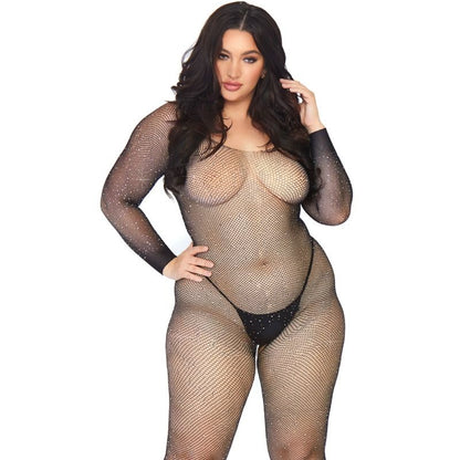 Bodystocking Red Con Brillantes