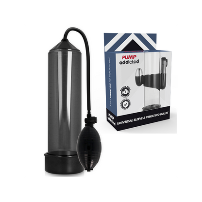Bomba Erección Rx3 Negro Con Vibrador