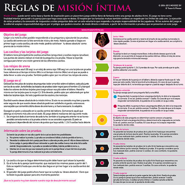 Mision Intima Edicion Original