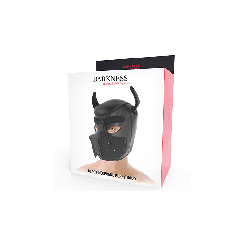 Máscara Perro De Neopreno Con Hocico Extraíble M