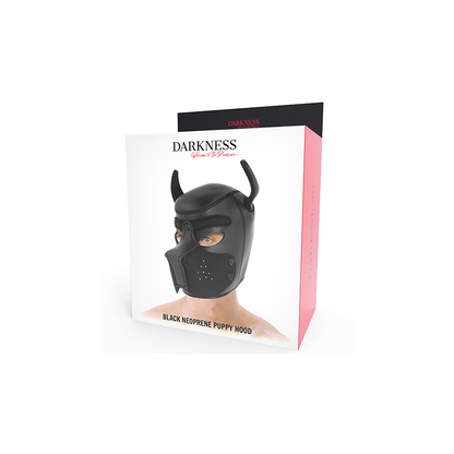 Máscara Perro De Neopreno Con Hocico Extraíble M