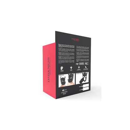 Máscara Perro De Neopreno Con Hocico Extraíble M