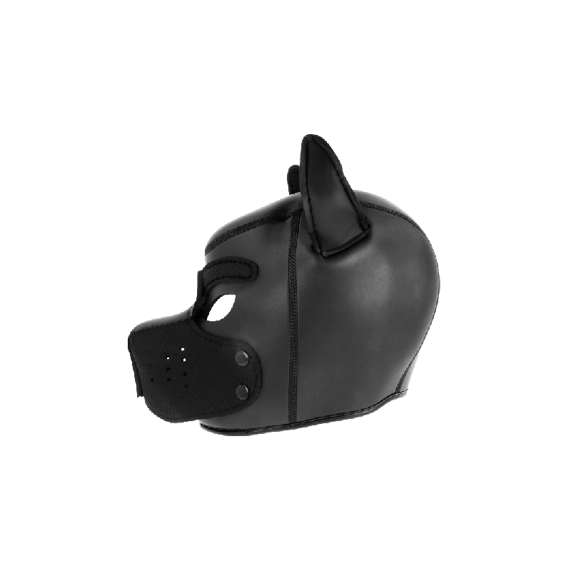 Máscara Perro De Neopreno Con Hocico Extraíble M