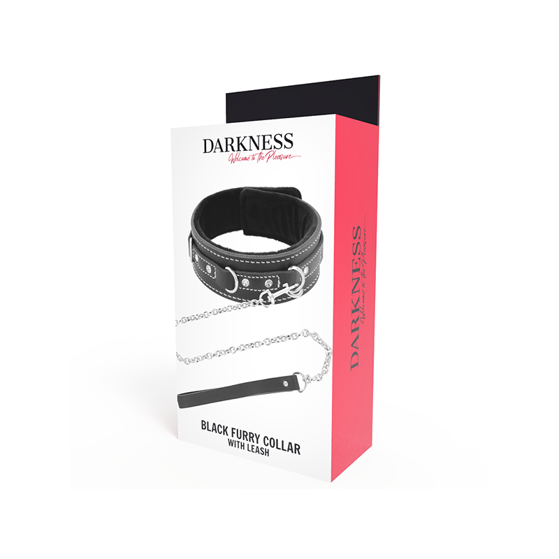 Collar Leather Con Correa Alta Calidad