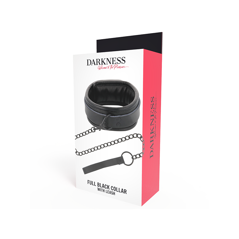 Collar Con Cadena  Negro