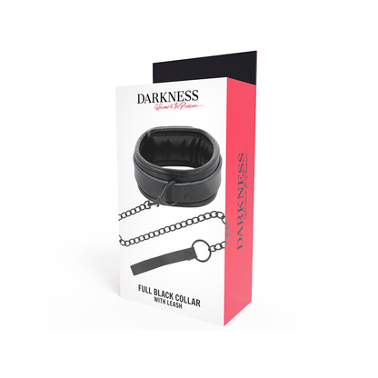 Collar Con Cadena  Negro