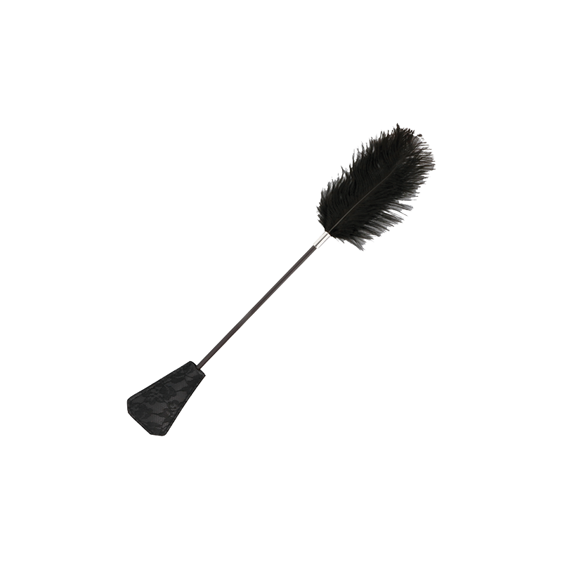 Fusta Doble Con Pluma Estimuladora