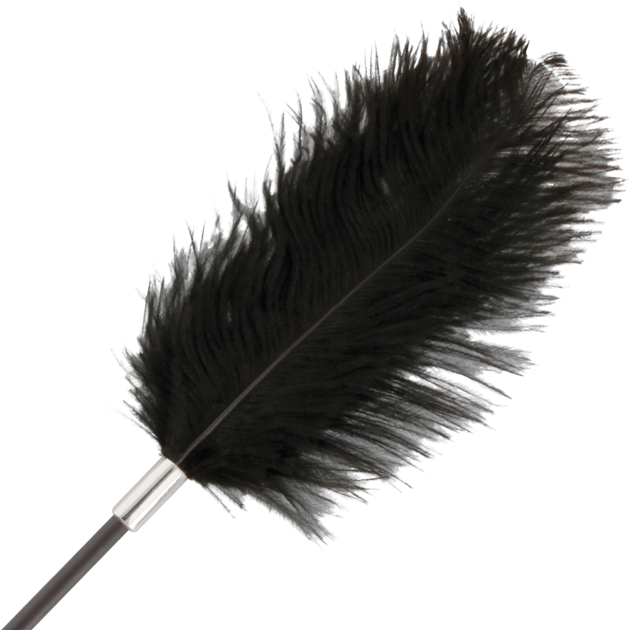 Fusta Doble Con Pluma Estimuladora