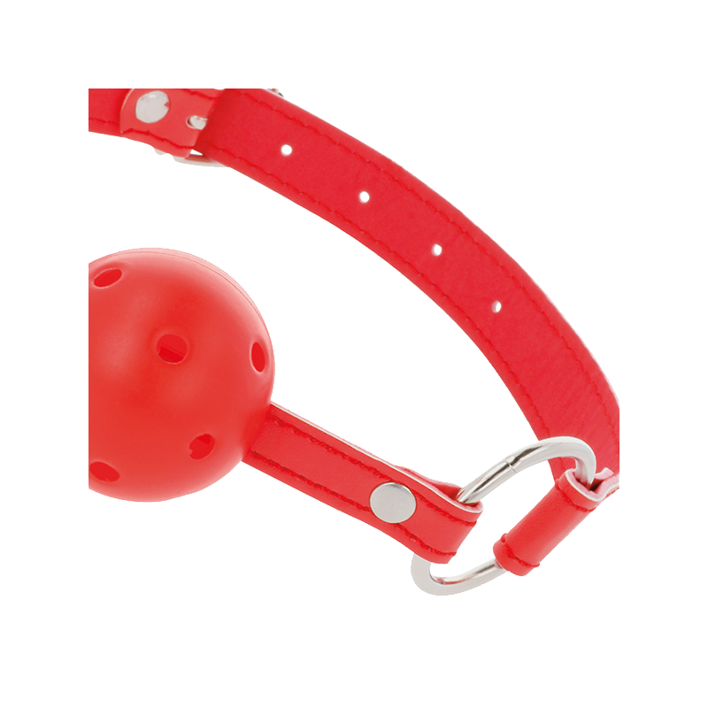 Mordaza Transpirable Rojo