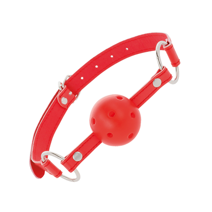 Mordaza Transpirable Rojo