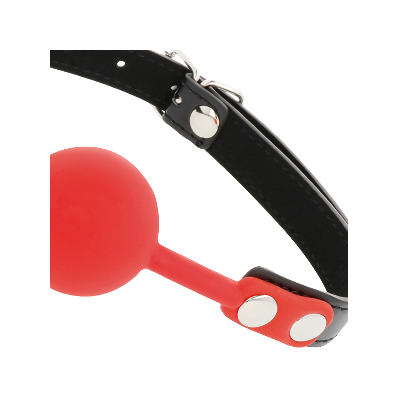 Mordaza  Silicona Rojo