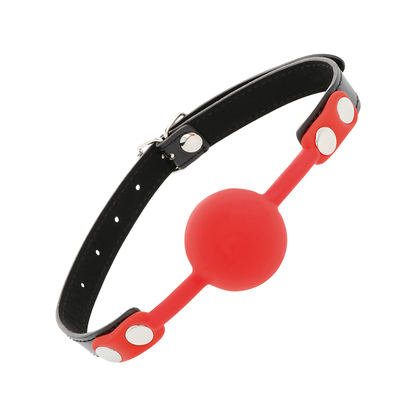 Mordaza  Silicona Rojo