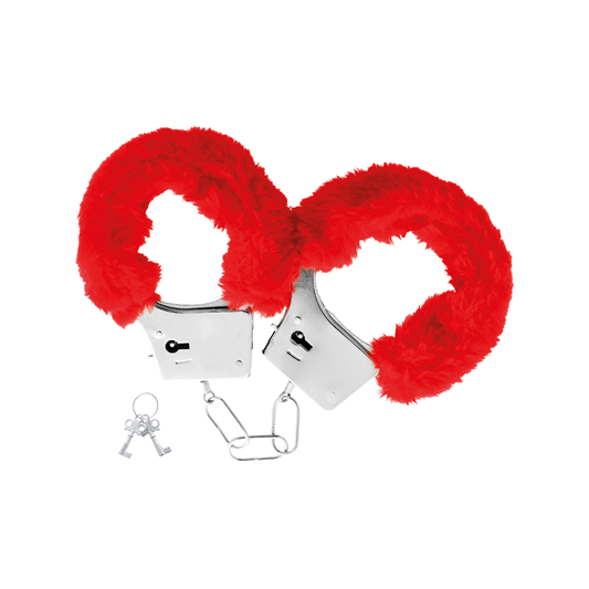 Esposas Metal Forradas Rojo