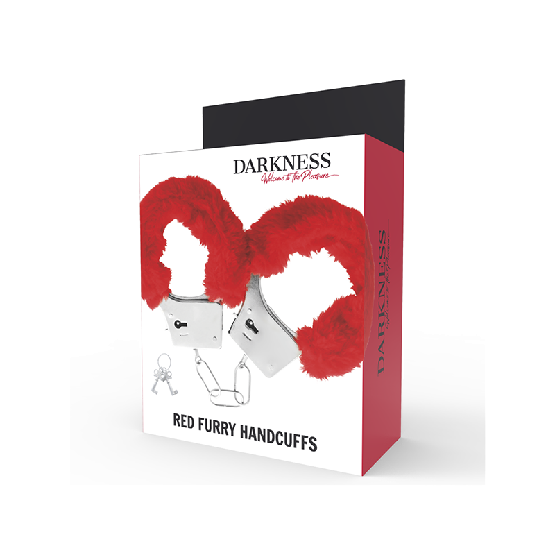 Esposas Metal Forradas Rojo