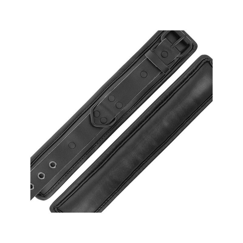 Esposas Ajustables Manos Leather Negro