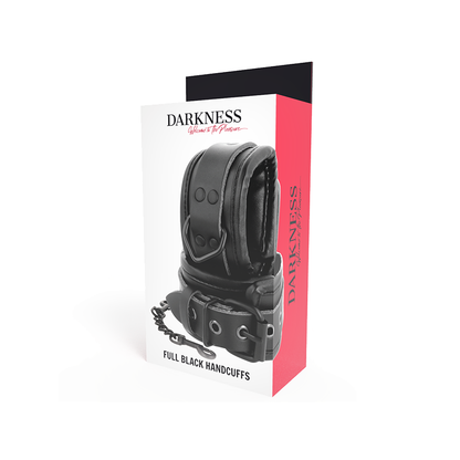 Esposas Ajustables Manos Leather Negro