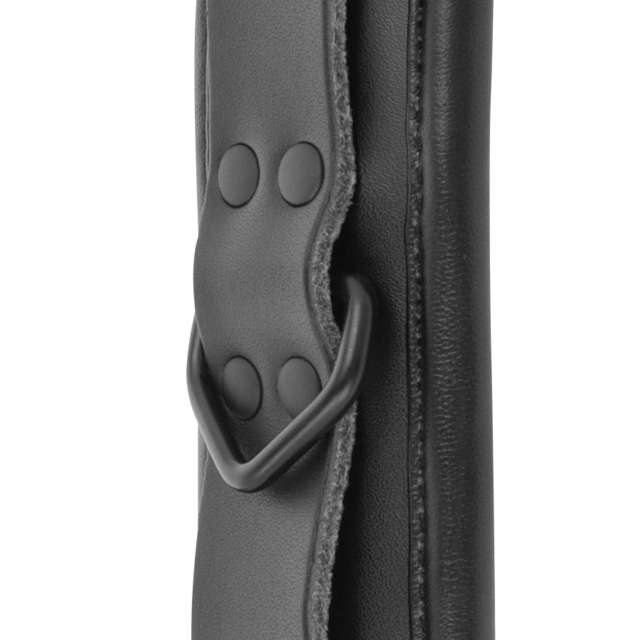 Esposas Ajustables Tobillos Leather Negro