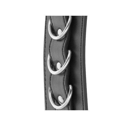 Esposas Cuero Tobillos Ajustables Negro